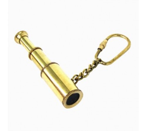 Collectors Brass Spyglass Key chain