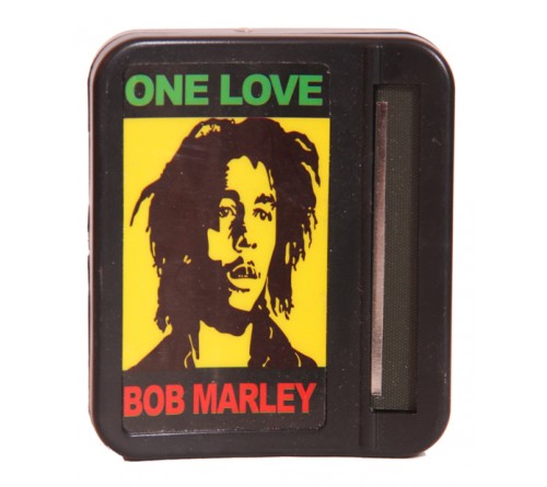Bob Marley Black One Love Rolling Machine Box