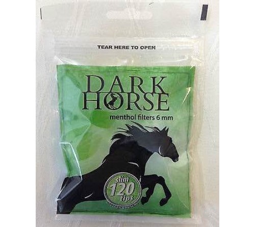Dark Horse Menthol Slim Filters