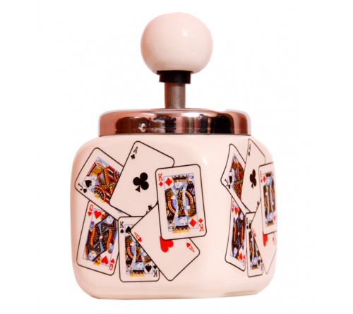 Playing Cards Spinning Ashtray (Assorted Design)