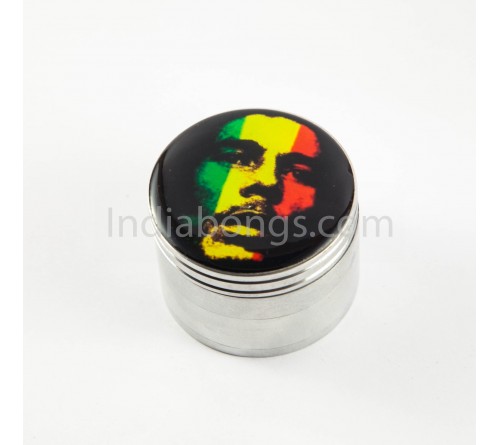 Jamaican Bob Marley Sticky Top Metal Grinder (Assorted Designs)
