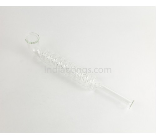 Clear Spring Glass Smoking Pipe Big