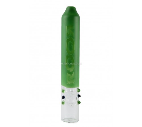 Green Roor Spiked Luxury Glass Pipe