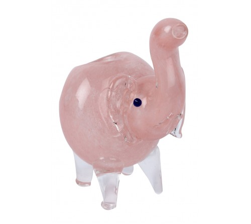 Pink Elephant Glass Pipe