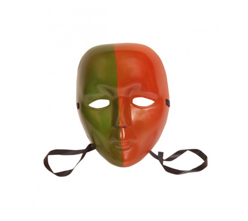 Orange And Green Mask