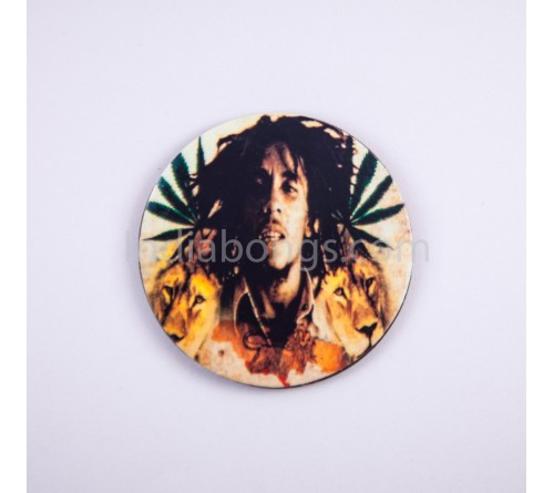 Bob Marley Pin Badge
