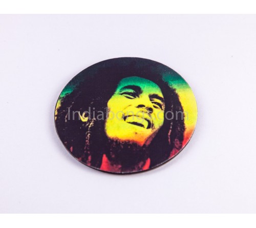 Bob Marley Fading Rasta Pin Badge