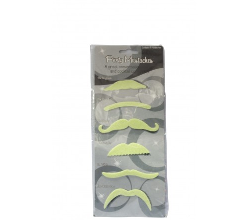 Party Mustaches Pack of 6