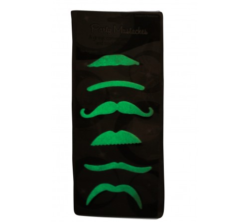 Party Mustaches Pack of 6