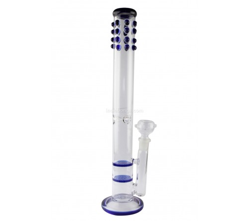Blue Spiked Double Honeycomb Ice Notch Percolator