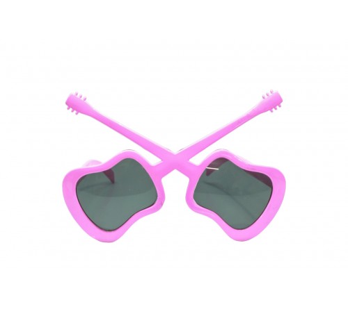 Pink Retro Guitar Party Glasses