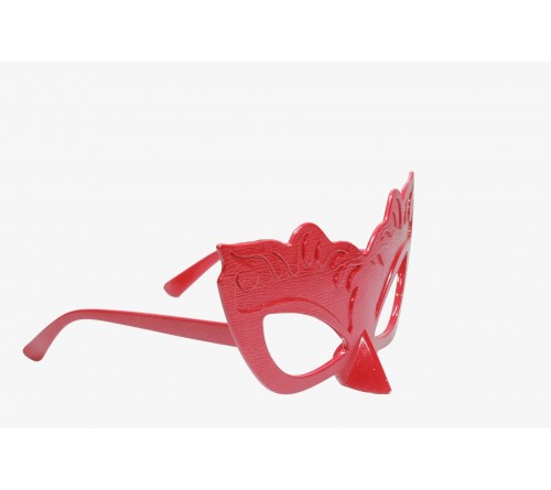 Red Mask Party Glasses