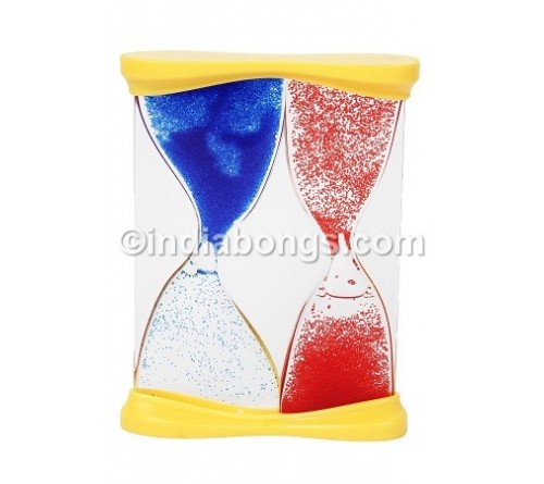 Red and Blue Trippy Water Sand Glass