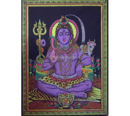 Printed Shiva  UV Painting